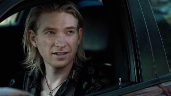 Echo Valley: Domhnall Gleeson in a car.