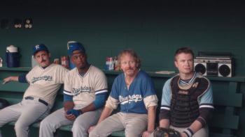 Eephus movie: The Riverdogs sit on the dugout bench