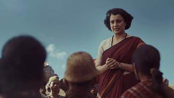 Emergency: Kangana Ranaut as Prime Minister Indira Gandhi making a speech