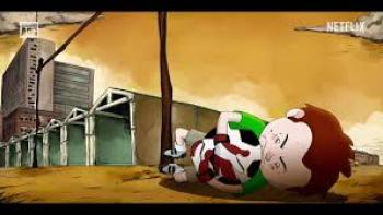 Emi Martinez: The Kid Who Stops Time: Animated child stops a ball.