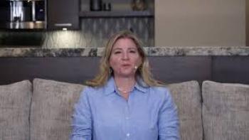 Evil Influencer: The Jodi Hildebrandt Story:  Jodi Hildebrandt on a couch