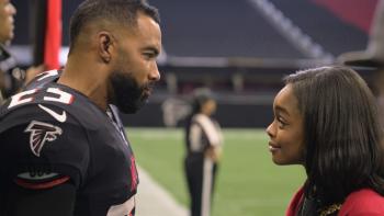Fantasy Football Movie: Omari Hardwick and Marsai Martin talk as father and daughter