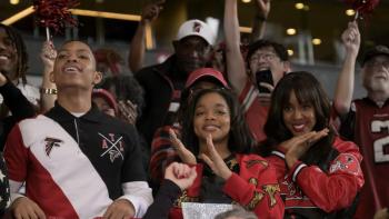 Fantasy Football Movie: The Coleman family watch a football game