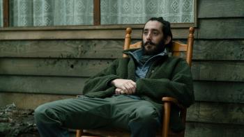 Firebreak: Enric Auquer sits on the porch.