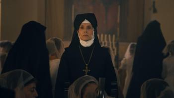 The First Omen Movie: A severe-looking nun