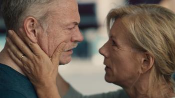 Reawakening: Jared Harris locks eyes with Juliet Stevenson