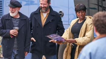 Fisherman's Friends: One and All: members hold a band meeting