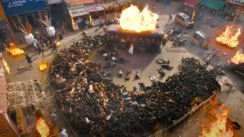 Game Changer: A scene with numerous blasts and casualties 