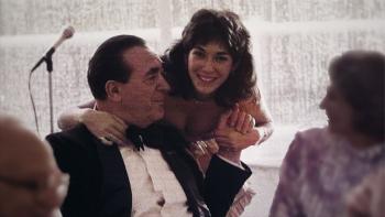 Ghislaine Maxwell and her father in Ghislaine Maxwell: Filthy Rich