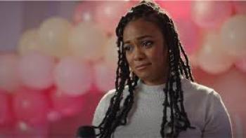 Giving Hope: The Ni'Cola Mitchell Story: Tatyana Ali and balloons
