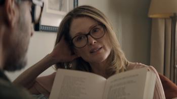 Gloria Bell Movie: Gloria enjoying poetry