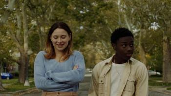 The Graduates movie: Mina Sundwall and Alex Hr. Hibbert walk together