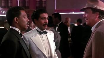 Harlem Nights: Eddie Murphy, Richard Pryor, and Danny Aiello talking.