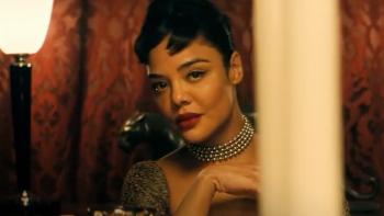 Hedda movie: Tessa Thompson gives the camera an alluring glance