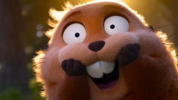 Hoppers movie: Beaver Mabel looks alarmed