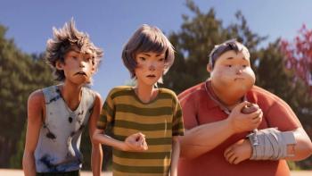 I Am What I Am movie: A Juan stands with friends A Mao and A Gou after a long journey