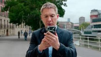 I Can't Live Without You: man on his cellphone