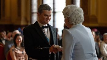 I Swear: Robert Aramayo receives an MBE from the Queen