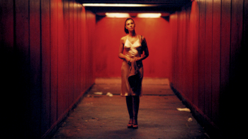 Irreversible: Monica Bellucci alone in a red underpass