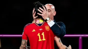 It’s All Over: The Kiss That Changed Spanish Football: The kiss.