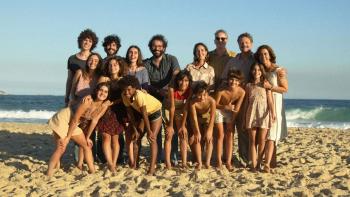 I'm Still Here: Group family photo on a beach
