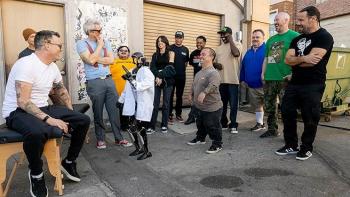 Jackass: Best and Last Movie: Johnny Knoxville introduces the cast to Larry the robot