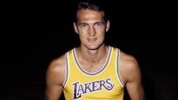 Jerry West: The Logo: Player in Lakers uniform