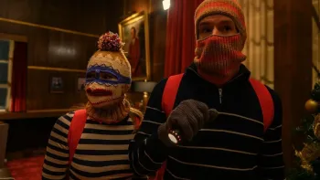 Jingle Bell Heist: Caper underway in a department store.