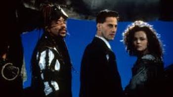 Johnny Mnemonic: Keanu Reeves and 2 cast members