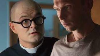 Johnny movie: Father Jan and another man look upset