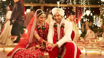 Jug Jugg Jeeyo: A young Indian couple smile together