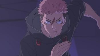 Jujutsu Kaisen: Execution Movie: Yuji Itadori is shown running, a huge cut across his face