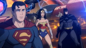 Justice League: Warworld: Superman, Wonder Woman, and Batman. 