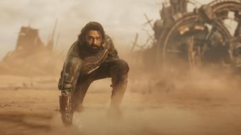 Kalki 2898 AD: Bhairava in a dusty landscape looking ready to launch into action