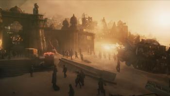 Kalki 2898 AD: A shot of the dystopian city of Kashi and its structures