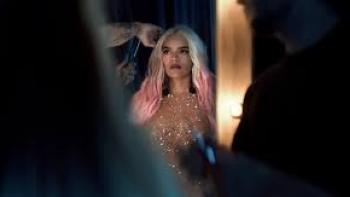 Karol G: The performer gets ready to go on stage.