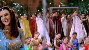 Kal Ho Naa Ho: Naina smiles at her engagement celebrations while a bunch of people dance in the background