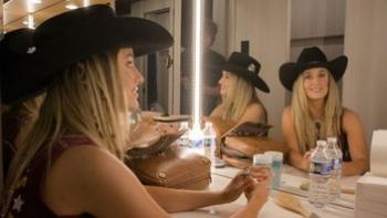 Lainey Wilson: Keeping Country Cool: Lainey getting ready to perform.