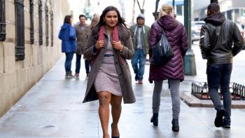 Late Night Movie: Molly walks through a New York City streetscape