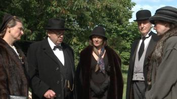 Lawrence: After Arabia: Winston Churchill with a group of people outside