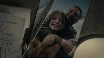 Lee Cronin's The Mummy movie: Photo of a young girl and her father