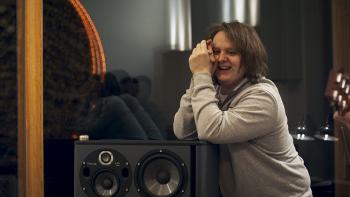 Lewis Capaldi: How I'm Feeling Now: Lewis Capaldi leans his elbows on a speaker