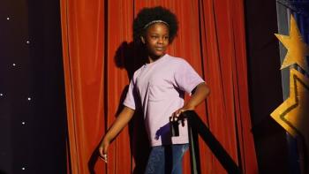 Little Darlings: The Movie: Destiny walks up on stage at the talent contest