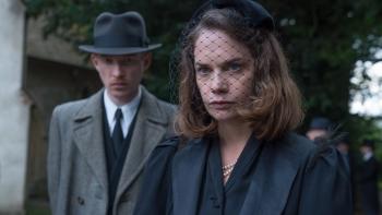 The Little Stranger Movie: Dr. Faraday and Caroline Ayres