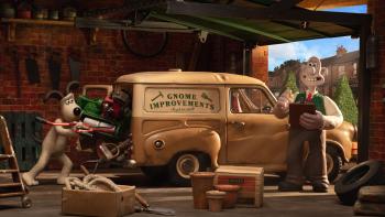 Wallace & Gromit — Vengeance Most Fowl: Wallace and Gromit loading a vehicle