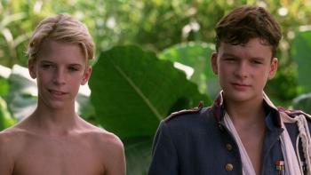 Lord of the Flies movie: Chris Furrh and Balthazar Getty stand smirking