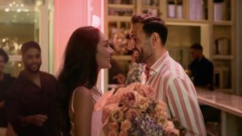 Love in Slow Motion movie: Ali Kakooli and Nour Al Ghadour face each other at a party