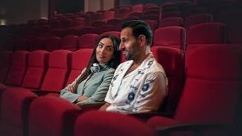 Love in Slow Motion movie: Ali Kakooli and Nour Al Ghadour in empty movie theater