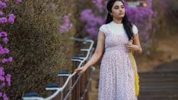 Made in Korea: Priyanak Mohan walks in garden