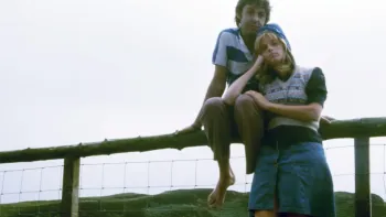 Man on the Run: Paul and Linda by the sea.